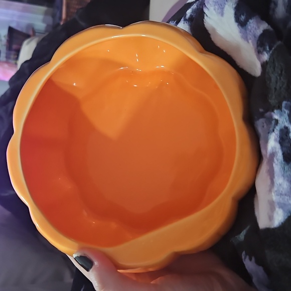 Ceramic Pumpkin Container - Picture 4 of 7